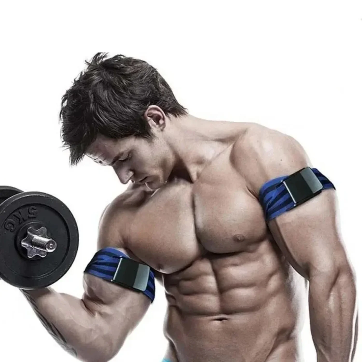 BFR الغنيمة العصابات الرجال النساء الذراع الغلوتس انسداد التدريب المقاومة الفرقة تدفق الدم تقييد العصابات التدريبات اللياقة البدنية #6