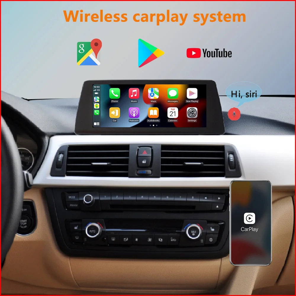 Android 13 For Qualcomm BMW 3Series F30 F31 G20 NBT EVO 320i 10.25inch CarPlay Car Radio stereo GPS Navigation Multimedia Player