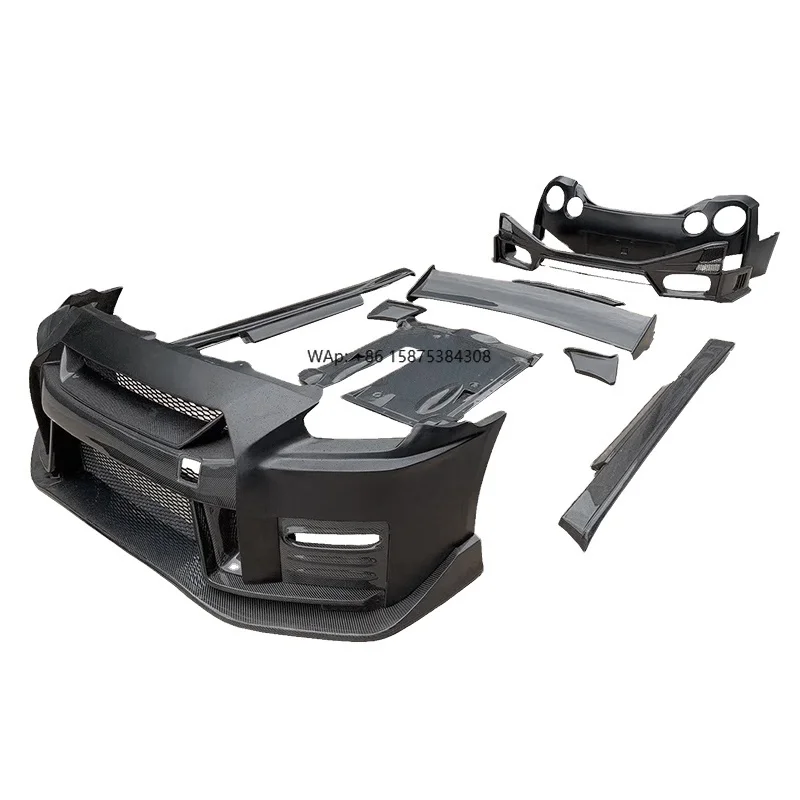 Carbon Fiber Mixed Fiberglass  Body Kit Nismo Body Shell Conversion Kit for 2008-2023