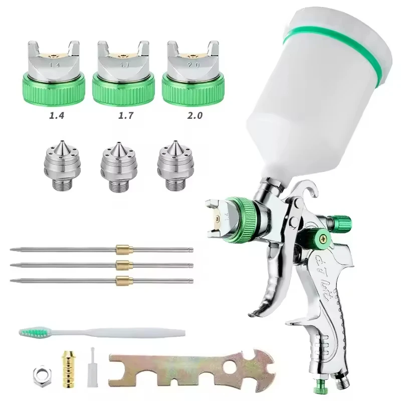 

Professional HVLP Spray Gun Set with 3 Nozzles for Auto Refinishing Customizable OEM Car Painting Tool
