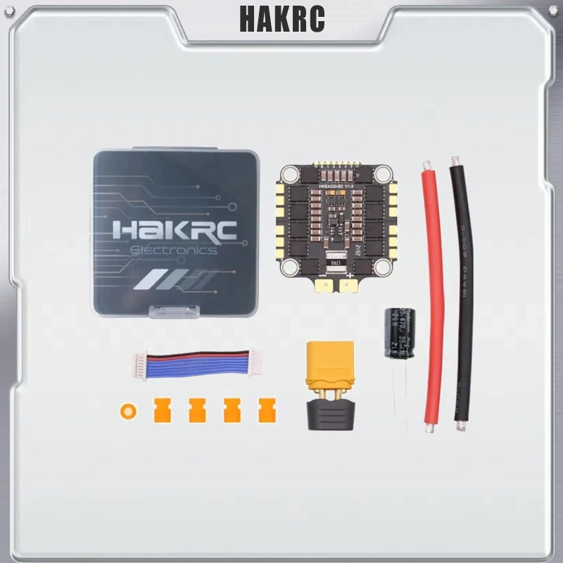 HAKRC 32BIT 65A BLHeli_32 2-8S 4in1 Brushless ESC 30.5 * 30.5mm for RC FPV Racing Drone