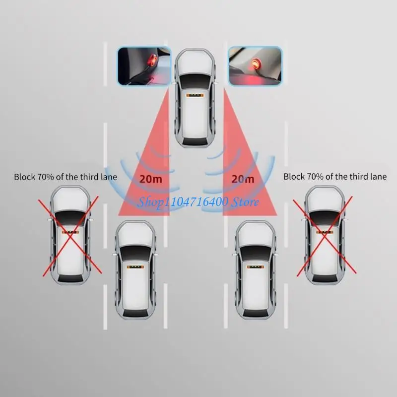 y1gd Lane Changing Warning Reversing Driving Assistance Blind Monitoring