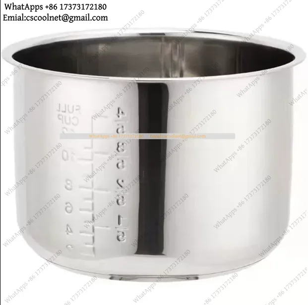 k06 304 Stainless Steel Inner Pot 2L 3L 4L 5L 6L Non-stick Pressure Cooker Liner Rice Cooker Bowl Kitchen Cookware Accessories
