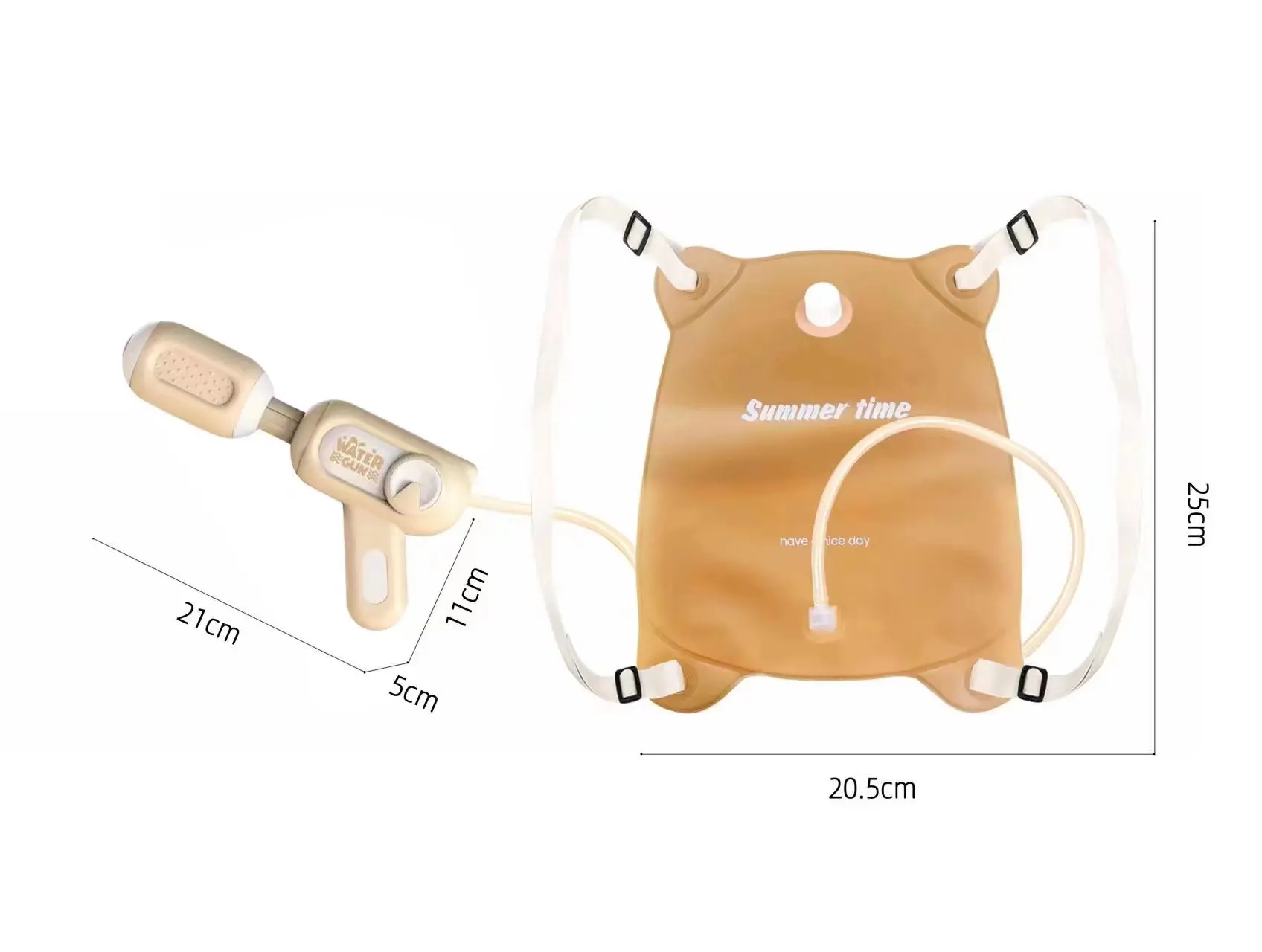 Children's Soft Pack Water Bag Water Gun Draw Long Shot Outdoor Beach Water Battle swimming Pool Party