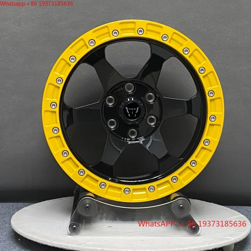 Source Factory Sales Custom Forged Wheels 17 18 19 20 21 22 23 24  Inch Gloss Black Bead Lock Aluminum Off-road Vehicle Rims
