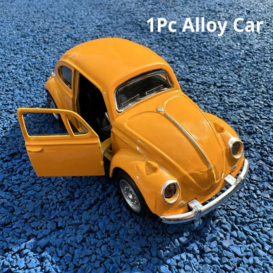 1Pc 2 Designs Random Alloy Car Taxi Model Metal Pull-Back Simulation 12.5*5.2cm Double Doors Toy Car With Trunk