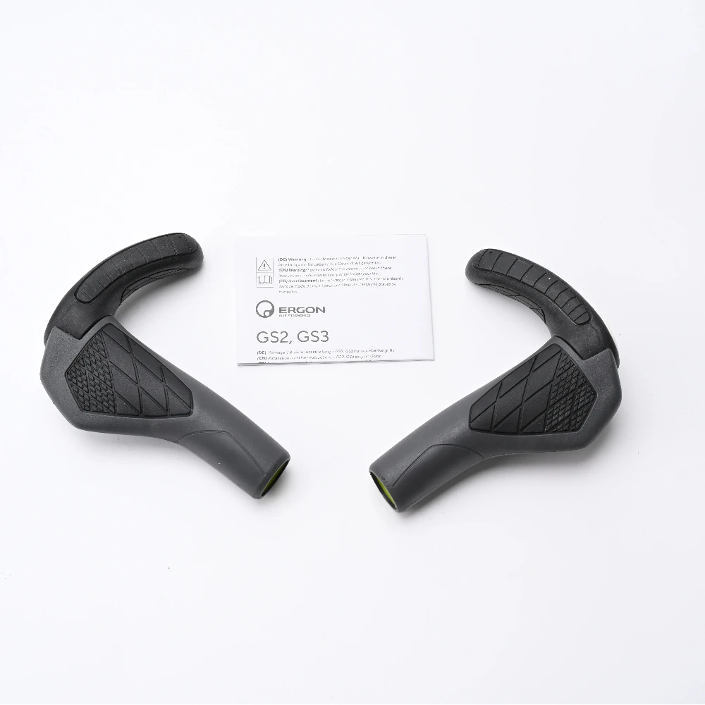 

ERGON GS3-L Bicycle Handlebar Grips Rubber shock-absorbing For Mountain Bicycle Road Bike