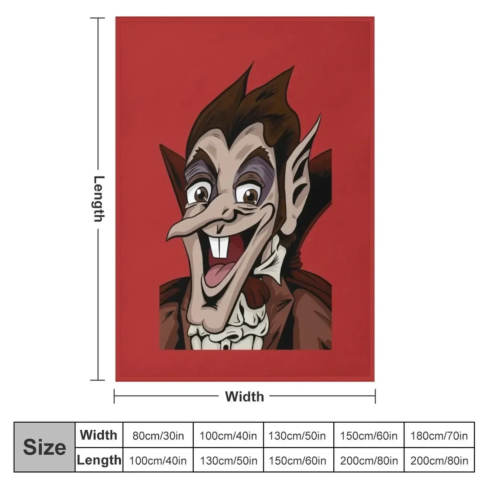Count Chocula Throw Blanket couch cozy soft plush fuzzy picnic outdoor blanket