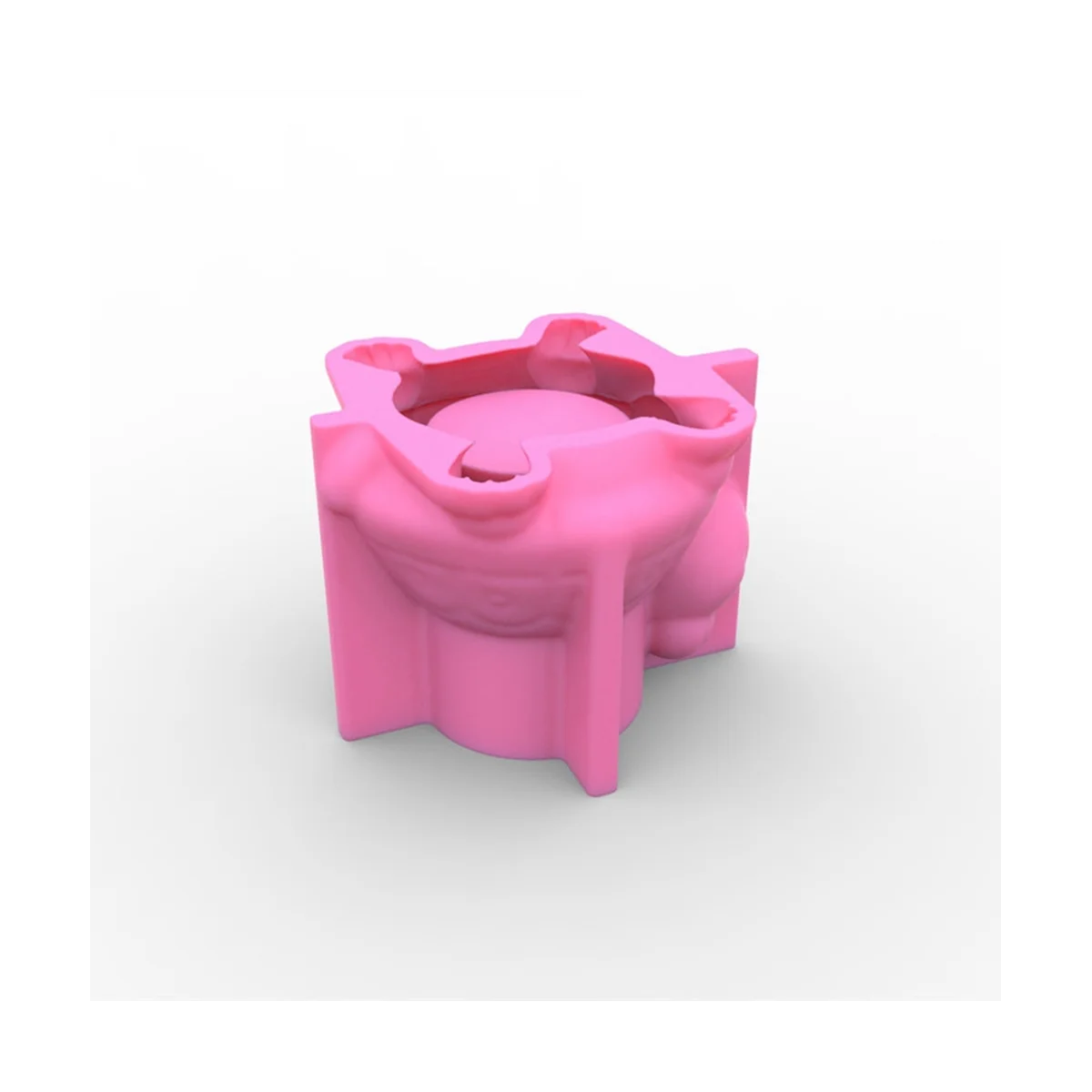 3D 실리콘 화분 금형, 거북이 다육 화분, 콘크리트 금형, DIY 선인장 석고 시멘트 클레이 송진 공예