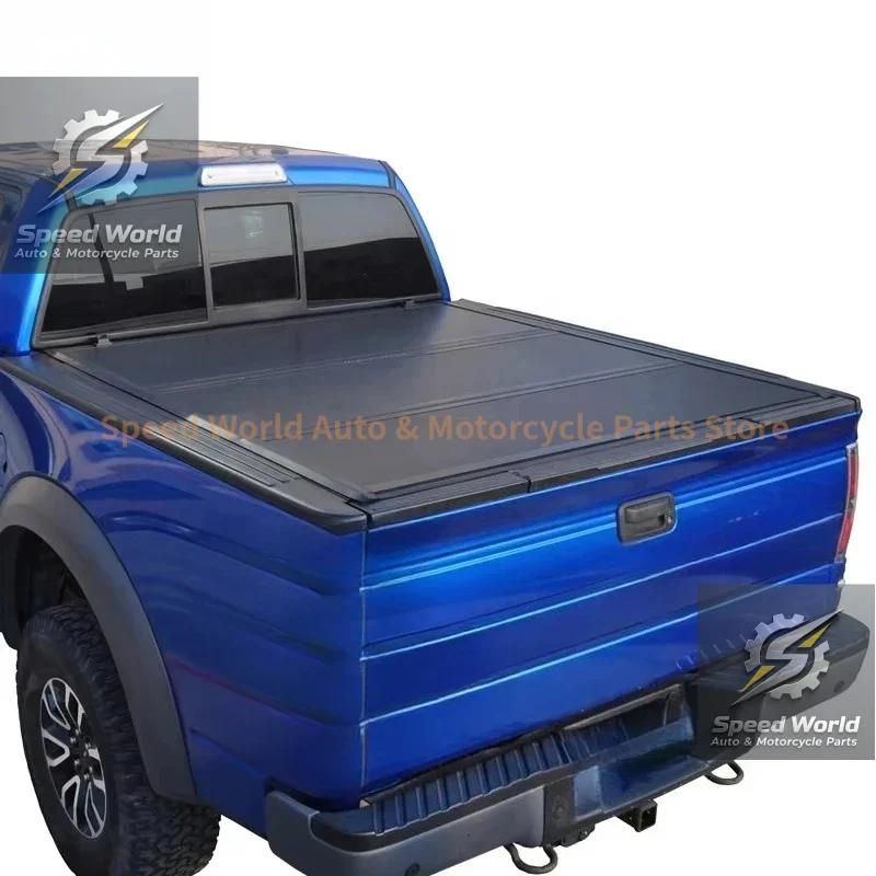 High Quality Hard Low Profile Trifold Aluminum Tonneau Cover For F150 2015-2020 5.5Ft Pickup Truck Bed