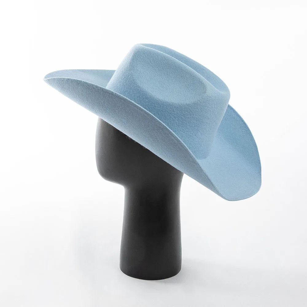 Buffalo collection cowboy hat wool felt hat for women and men wide brim hat western hat Spainish hat black cowhat men`s hat