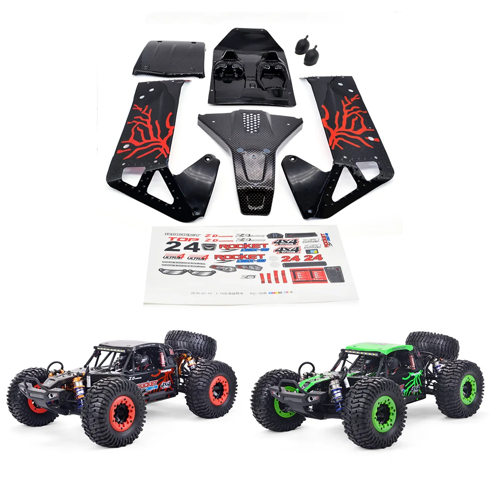 ชุดตัวถัง mobil RC 7534 7535 7536 7537สำหรับ ZD DBX-10แข่งรถ DBX10 1/10 mobil RC อุปกรณ์อัพเกรดอะไหล่สำรอง1