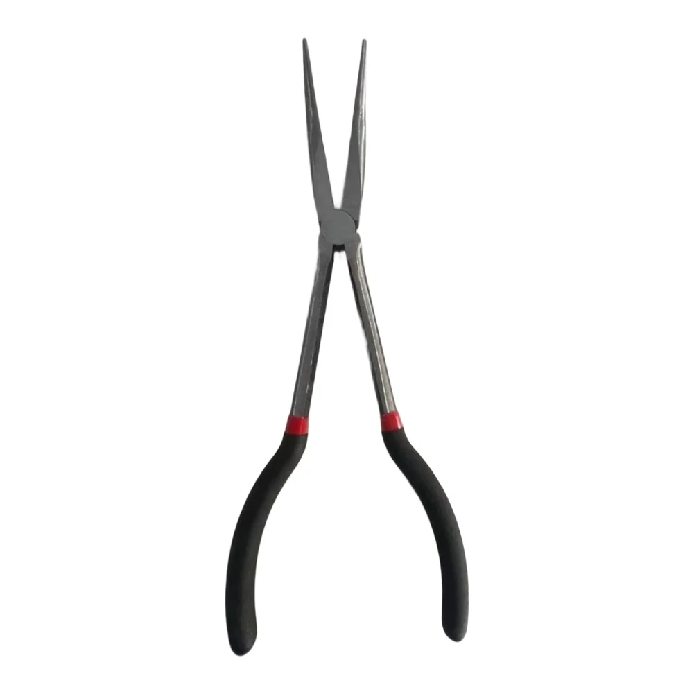 Needle Nose Pliers 5 Piece Set with Extended Reach Capability for Accurate Gripping Cutting and Bending in Compact Areas