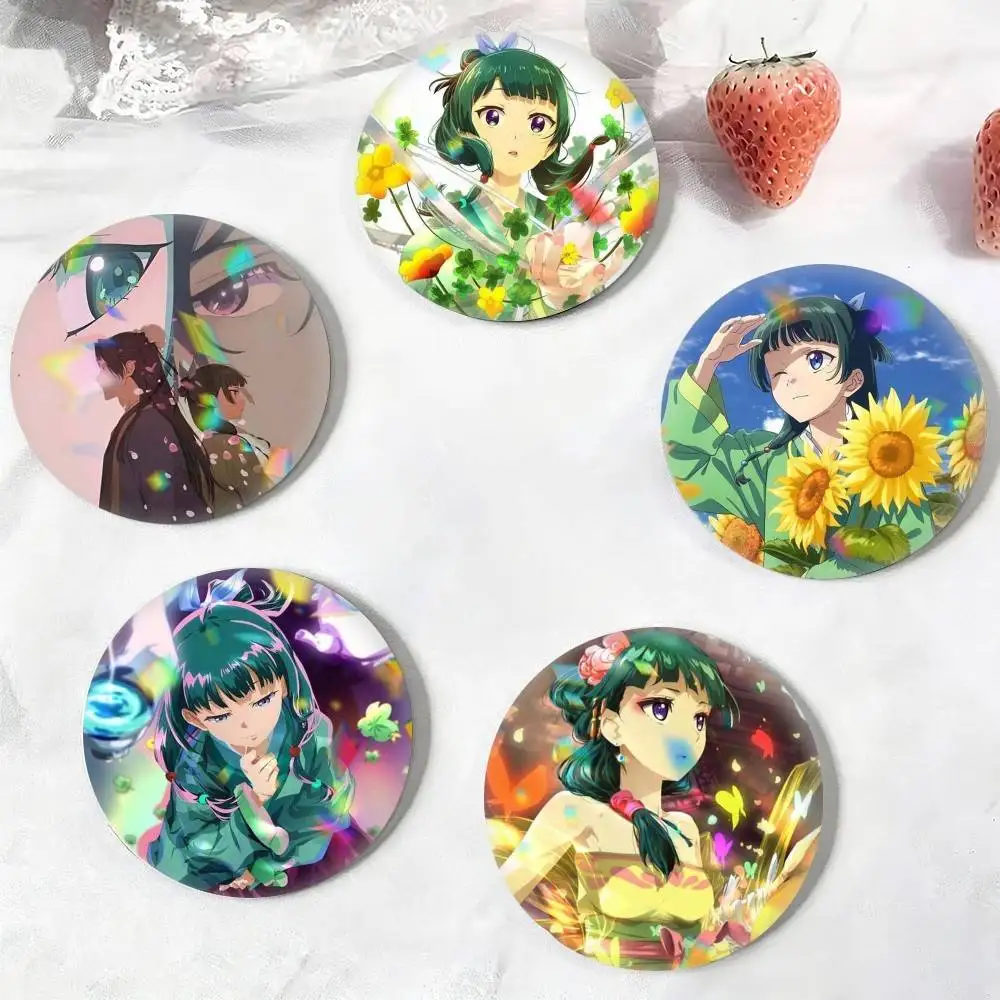 Anime T-The Apothecary Diaries Maomao  25 32 44 58 75mm Badges Personalized Round Brooches Pins Accessory Gift