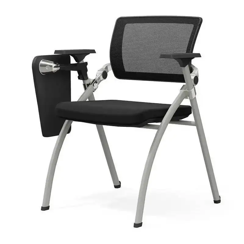 كراسي مكتب محمولة سوداء اجتماع الأعمال كرسي دوار مريح اجتماع دقائق Sillas Para Eventos الأثاث المهني #5