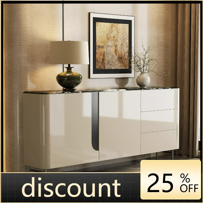 

LTT Italian minimalist side cabinet, living room locker, modern minimalist entrance cabinet