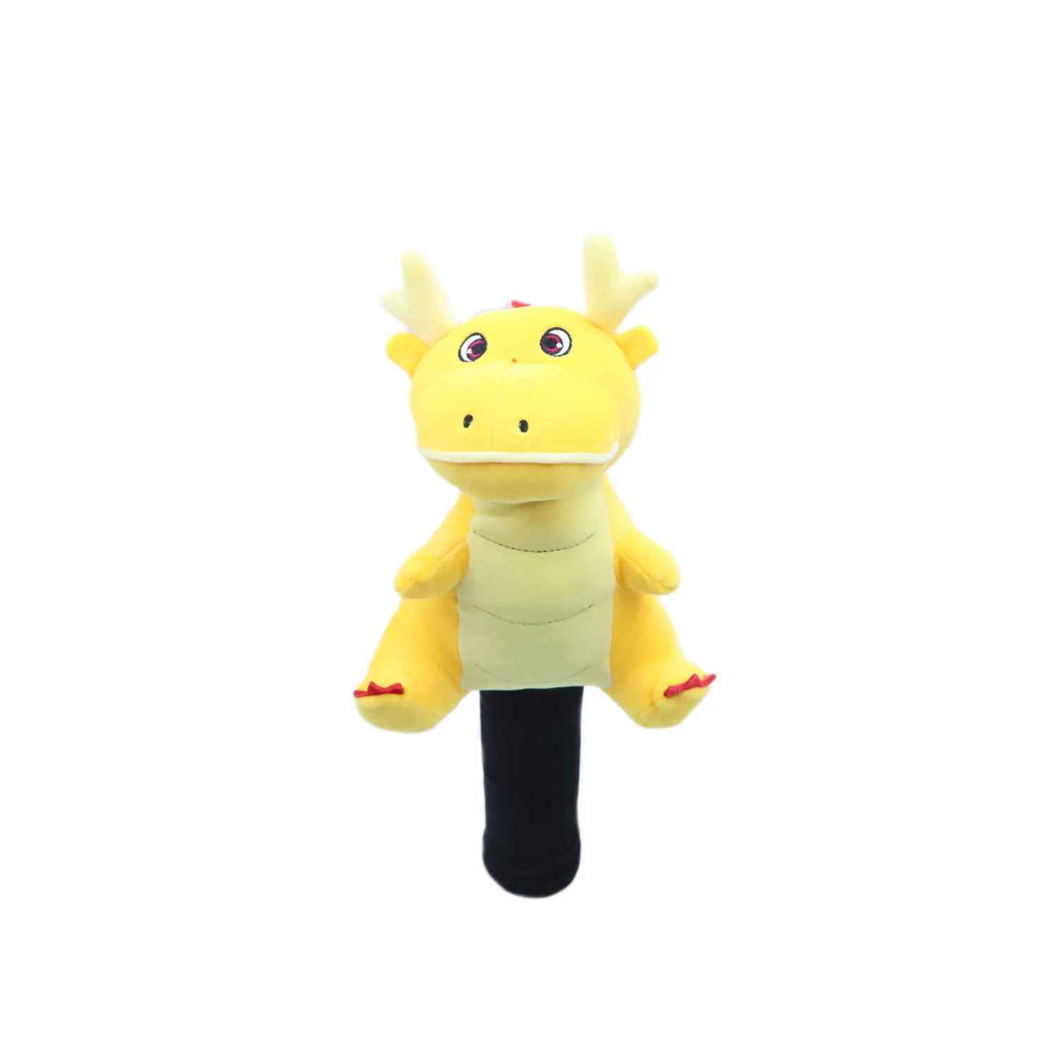 2024 New Dragon Plush Golf Driver Fairway Hybrid headcover golf club No.1 #3#5 FW UT Mascot Novelty Cute Gift Yellow Red