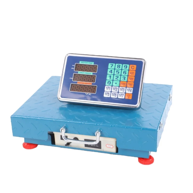 

Wireless Price Computing Platform Scale 150kg 300kg weighing weight pricing floor scale