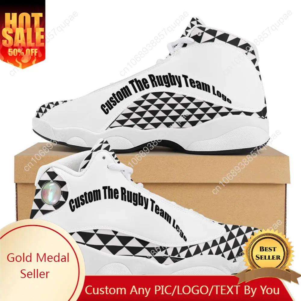 

Vintage Pattern Polynesian Samoan Tribal Style Sneakers Running Shoes Custom Ball Sports Team Logo Men's Basketball Sports Shoes