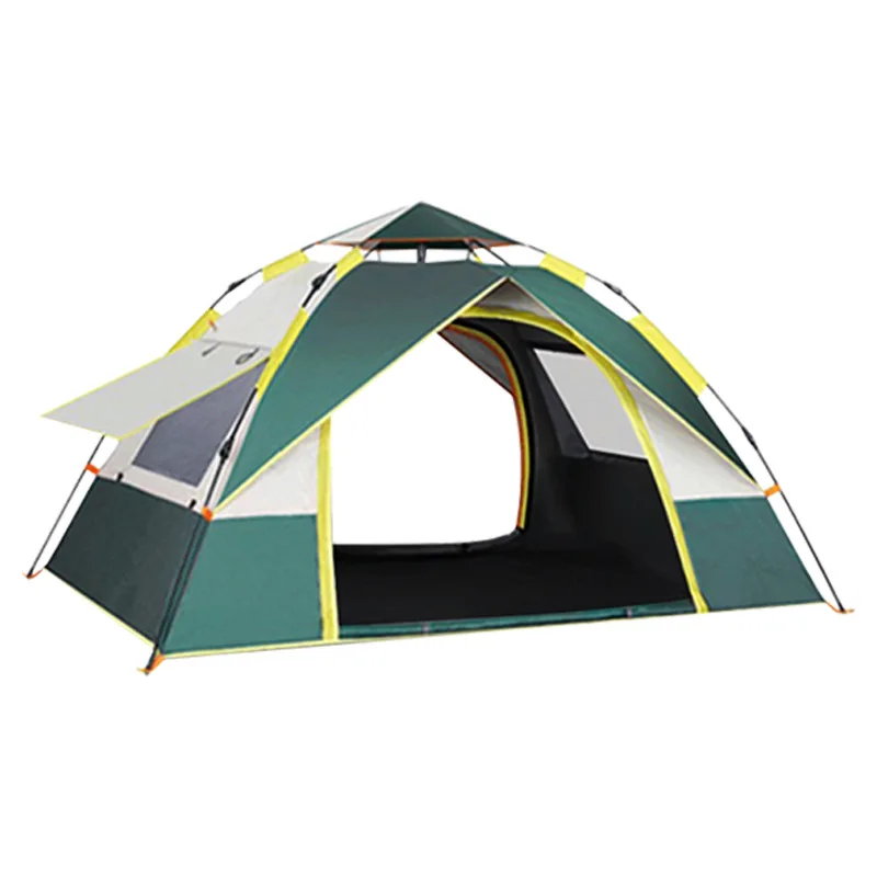 

For Tent Outdoor Camping Automatic Quickly Open 2-3-4 People Camping Tent Folding Four-Corner Camp Tent Beach DIY