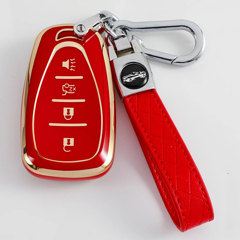 Fashion TPU Car Smart Key Cover Case for Chevrolet Malibu Equinox Cruze Camaro 2016 2017 2018 2019 Keychain Accessories