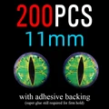 Verde 11mm 200 piezas