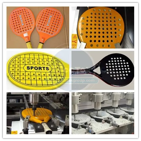 China Manufacture AccTek Tennis Racket Padel Drilling AKM5030-6H Machine
