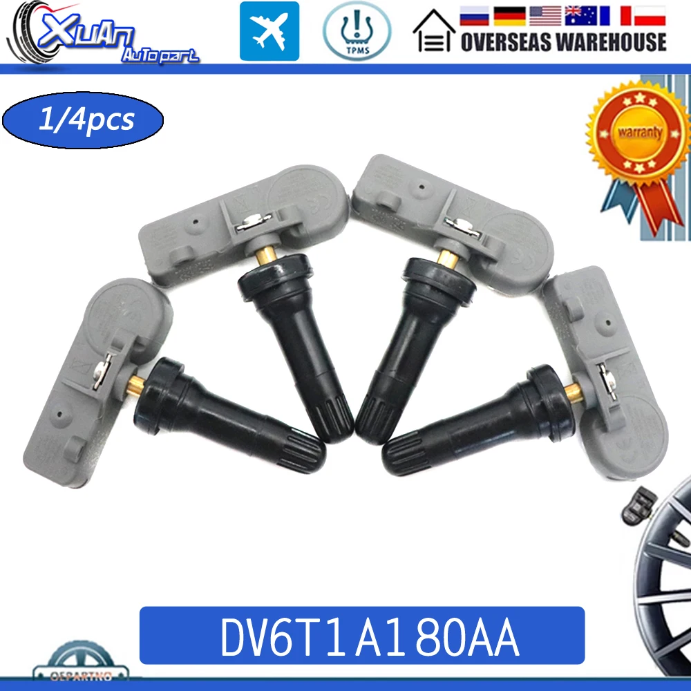 Датчик давления в шинах DV6T1A180AA TPMS для Ford, Новая фотография