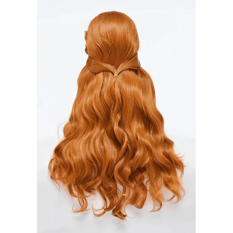 Miccoutses 여성용 애니메이션 가발, Lenore 코스프레 곱슬 가발, 여성용 곱슬 긴 가발, 80cm