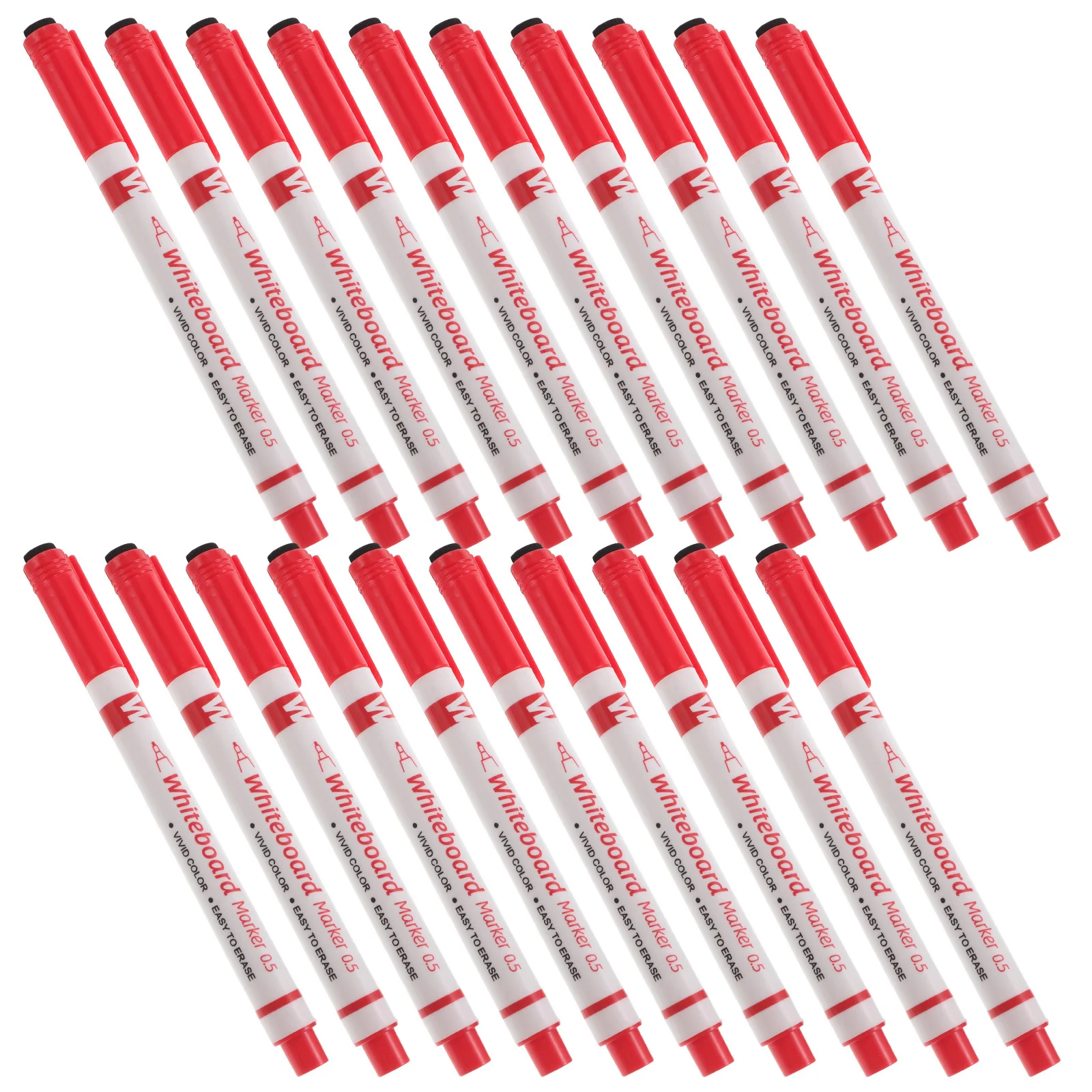 

20Pcs Erasable Whiteboard Markers Ultra-Fine Tip Washable Dry Erase Pens 0.5mm Fine Point for Classroom Office Board Writing