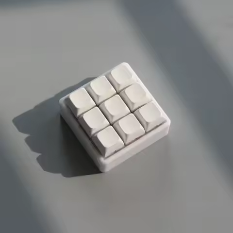 CV09 Hot Swap Kit 9Key Mini Keyboard Custom DIY Rammable VIA Key RGB Macro Keys QMK Firmware Layout Prog Customized Keyboard