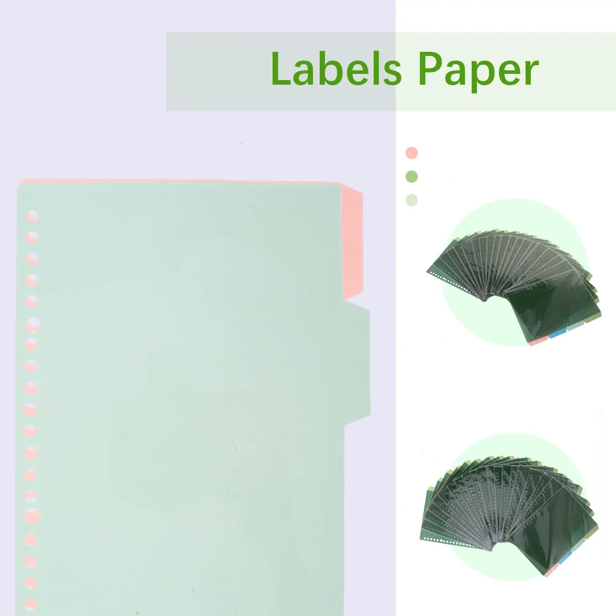 

20 Sets Organizers Divider Page Protectors Notebook Notebooks and Journals