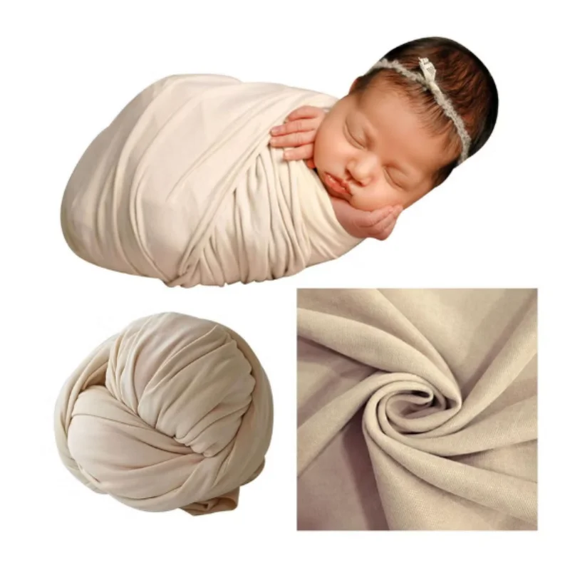 Angora Newborn Photography Wrap-Stretchy Layered Swaddle for Baby Photo Props.baby newborn items recién nacido niñoحديثي الولادة