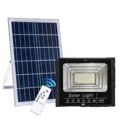 Waterproof luzes de inundação solares exteriores, conduzido, controlo a distância, luz exterior do ponto, cerca, pátio, jarda, jardim, rua, 30-500W