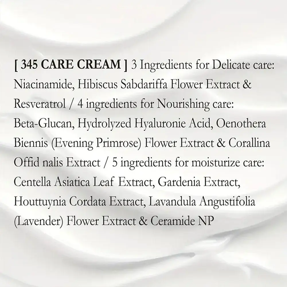 345 creme de niacinamida antioxidante ácido hialurônico hidratação profunda tom de pele brilhante suave calmante não irritante para toda a pele
