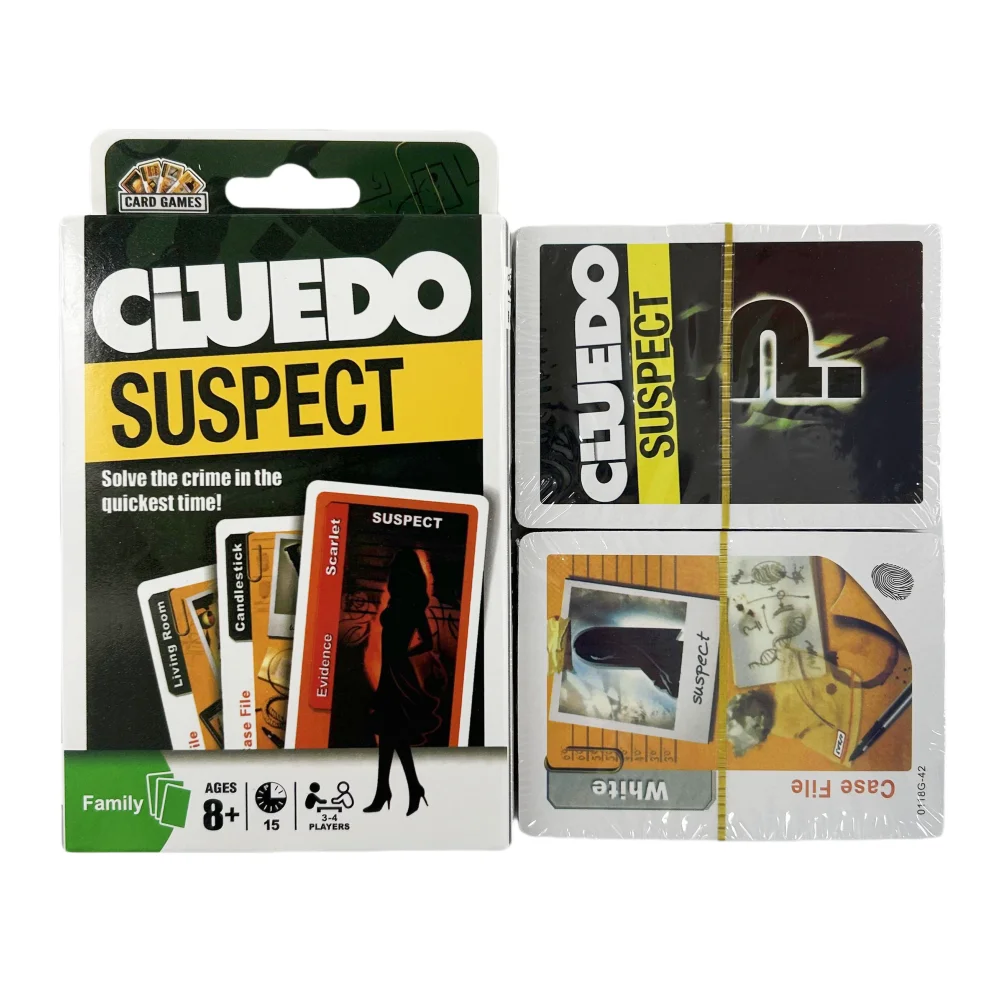 Leisure Family Entertainment Gathering Light Carrying Table Game Chess and Cards CLUEDO CARD GAME