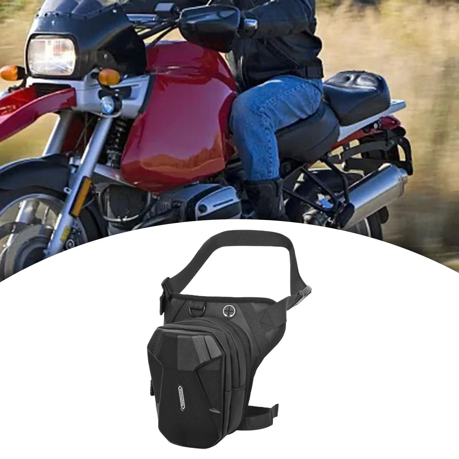 Oberschenkel-Beintasche, Motorrad, wasserdichte Aufbewahrungstasche, Hüfttasche, mehrere Taschen, Oberschenkeltaschen für Outdoor-Wandern, Reisen, Biker