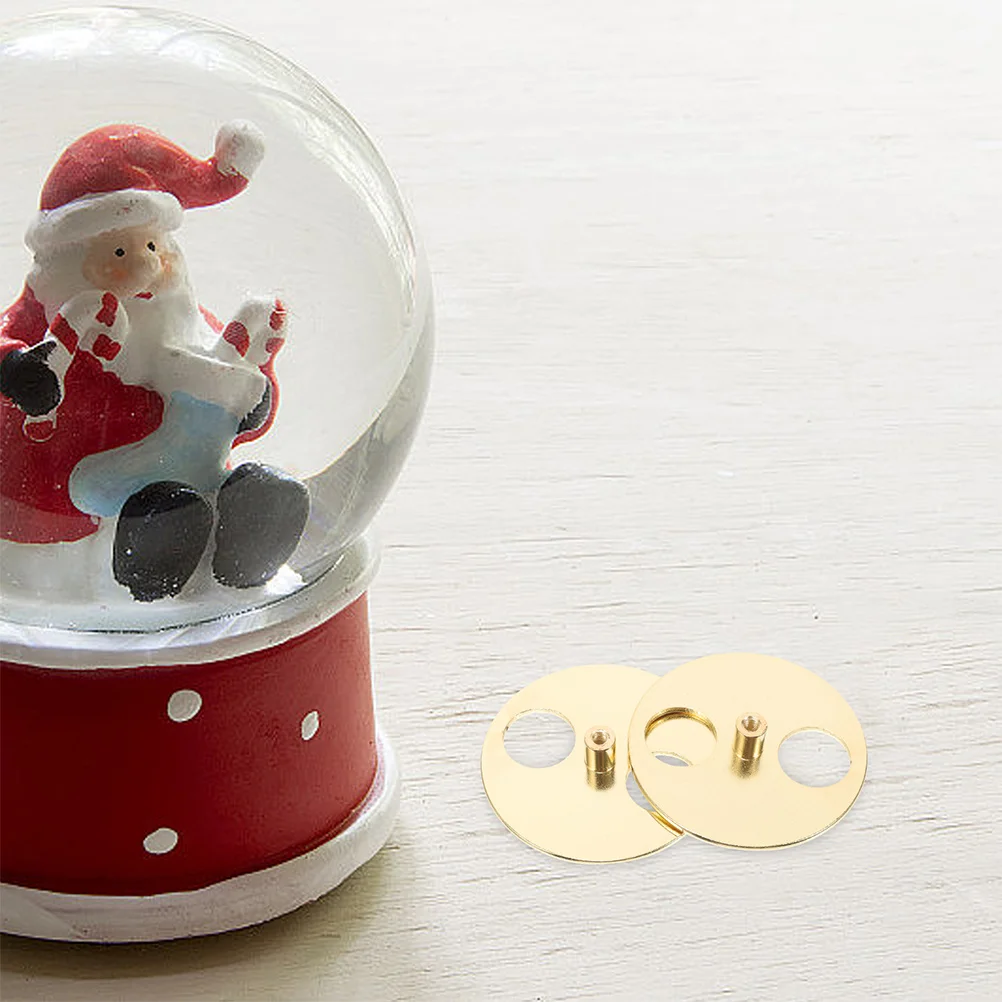 3pcs Round Metal Winder Circular Disk Replacement For Diy Music Box Accessories Precision Turntable Base Compatible With Jewelry