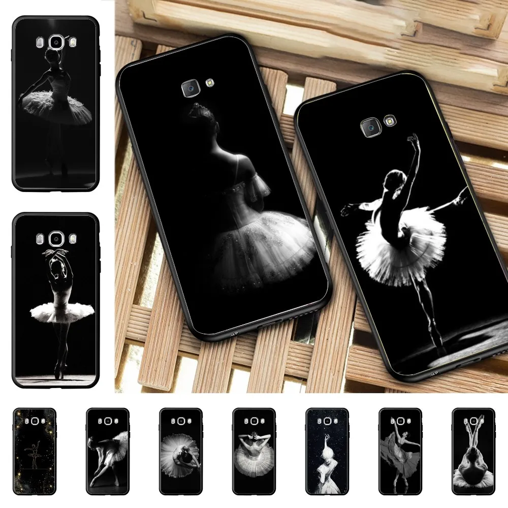 Ballerina Ballet Dancing Phone Case For Samsung J 7 plus 7core J7 neo J6 plus prime J6 J4 J5 Mobile Cover