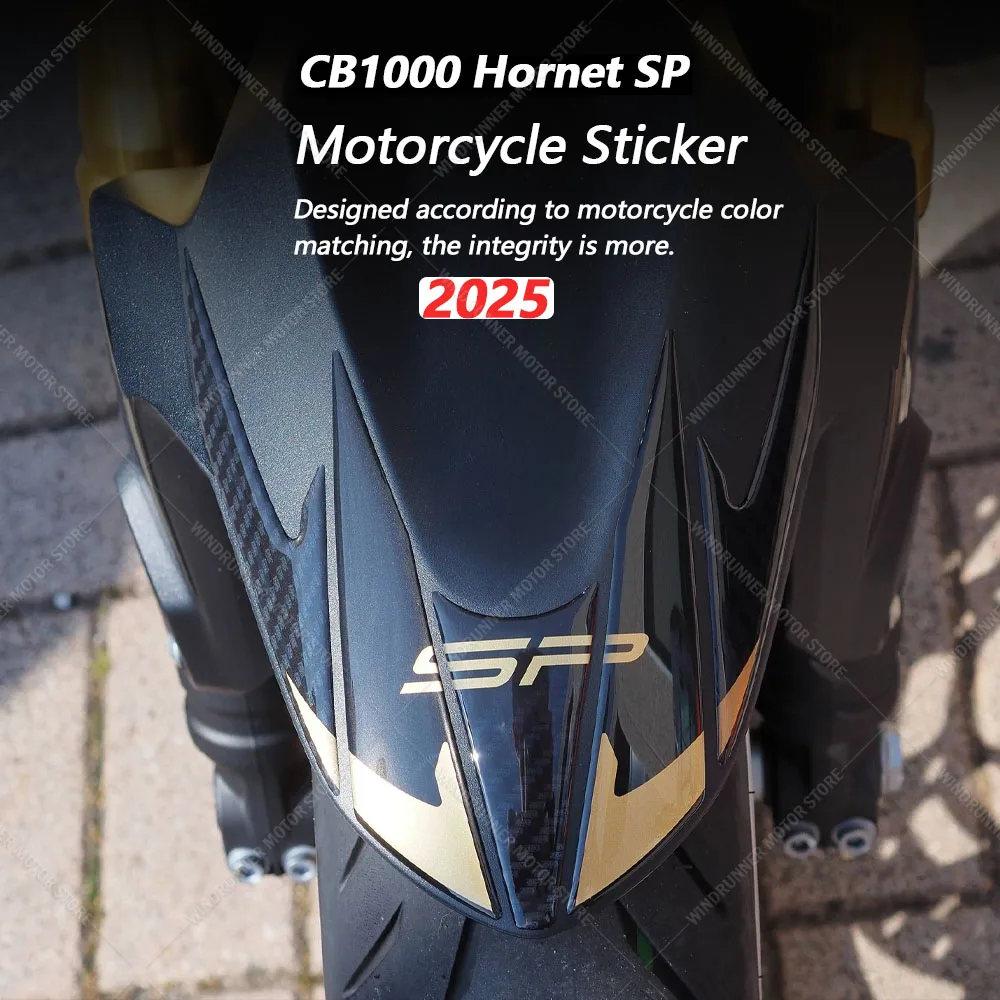 

Motorcycle Accessories 3D Gel Motorcycle Mudguard Protector Decal Epoxy Resin Waterproof Sticker For CB1000 Hornet SP 2025