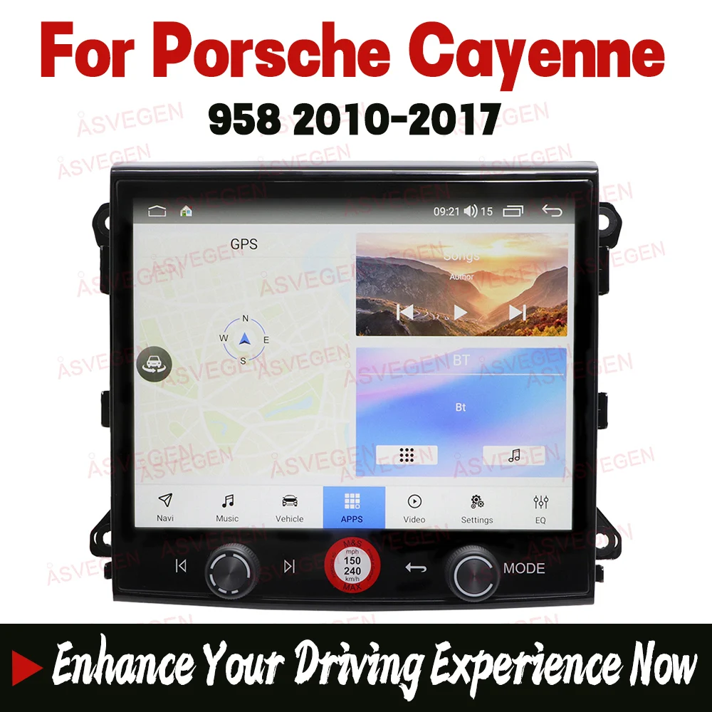 Android 14 for Porsche Cayenne 958 2010-2017 Head Unit GPS Navigation 8.4