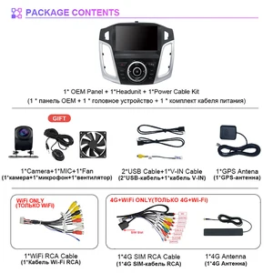 Ekiy Multimedia Video Reader für CarPlay Android CarPlay 10 Radio Auto Stereo Navigation 2din DVD kompatibel mit Ford Focus 3 2011-2019 T7 T7 10 Hauptverkäufe Multimidia Focus 2013 - №10