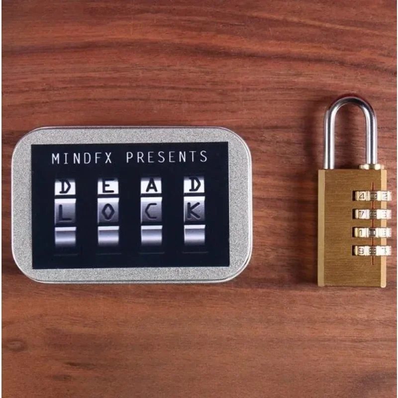 

Dead Lock (Medium) Mentalism Magic Tricks Induction Coded Prediction Lock Close Up Magic Street Illusion Gimmick Magia Toy Funny