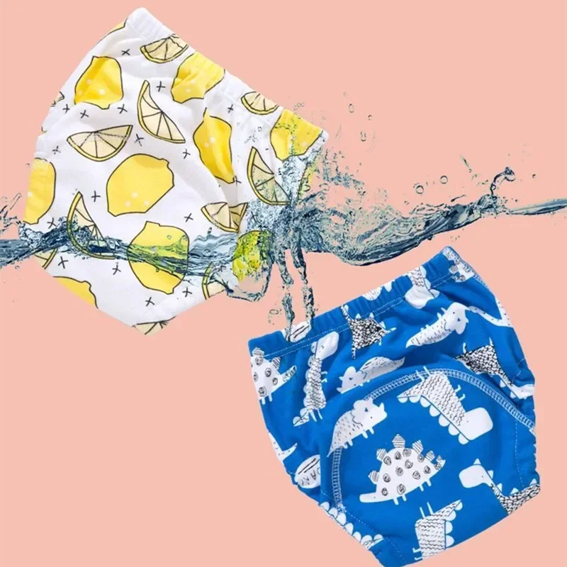 Couches réutilisables pour bébé, 20 pièces/lot, pantalon d\'entraînement lavable, culotte en coton imperméable