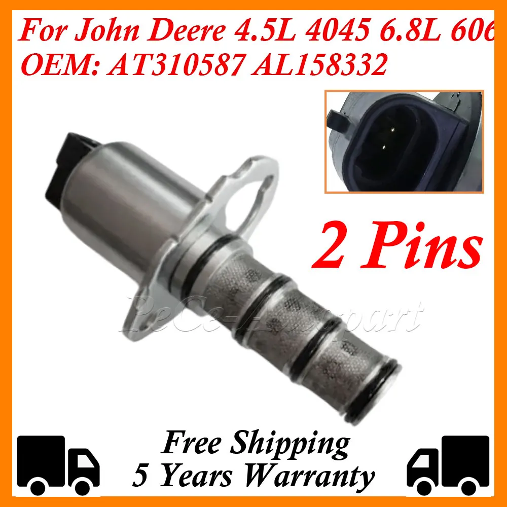 

AT310587 AL158332 RE50797 RE53051 RE50782 RE53311 Hydraulic Solenoid Control Valve For John Deere 4.5L 4045 6.8L 6068