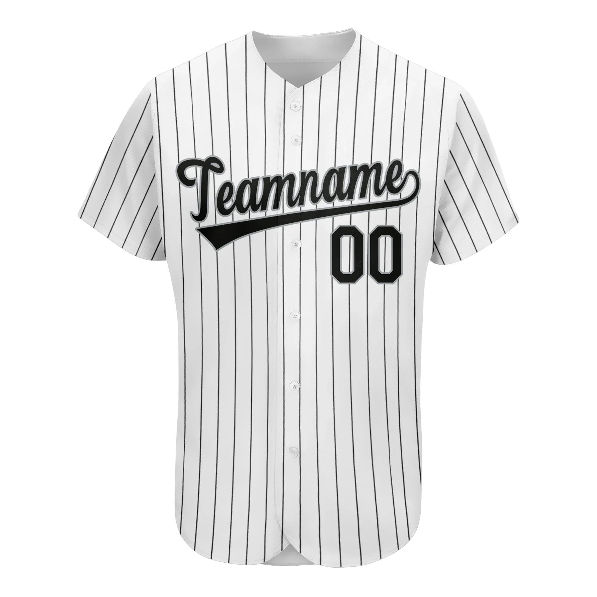 

Personalized Customize Baseball Jersey Sewing Button Shirt Design Embroidery Team Name and Number Suitable for Men/Women/Child