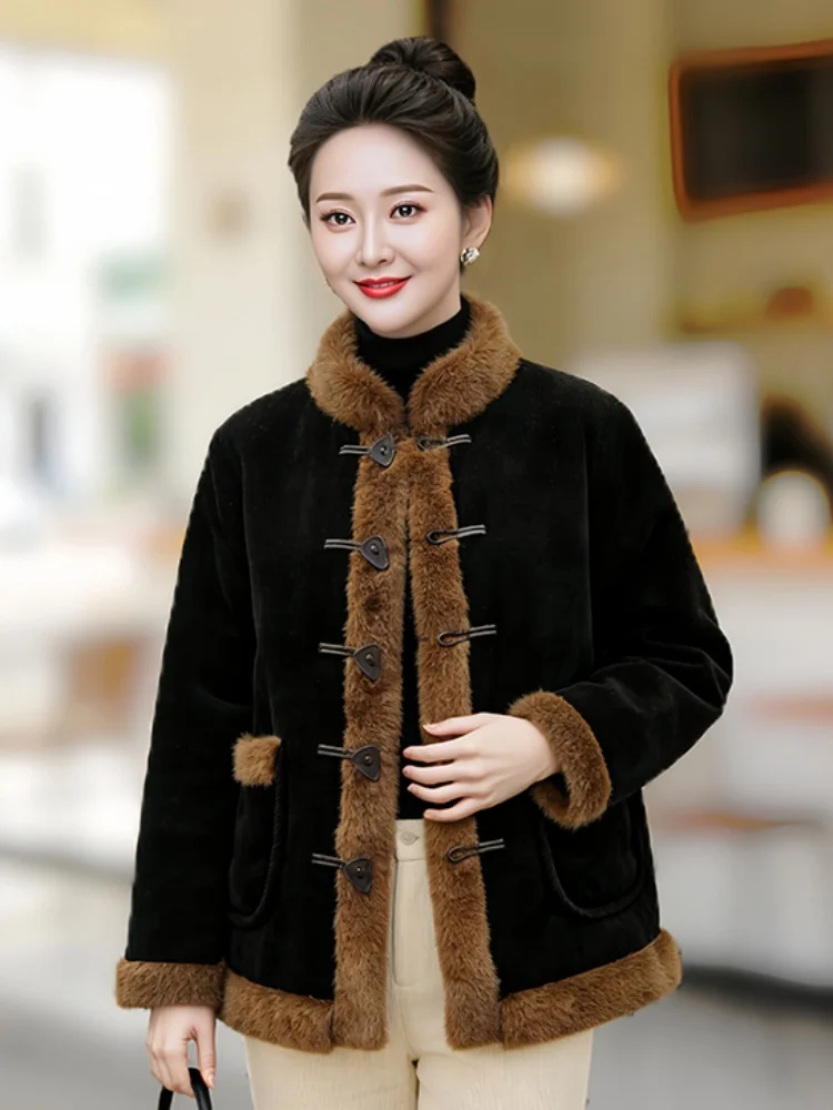 

Зимняя куртка Sli Thiened для женщин: модное универсальное хлопковое пальто, утепленный топ для мам, простой фасон, воротник-стойка, разные размеры