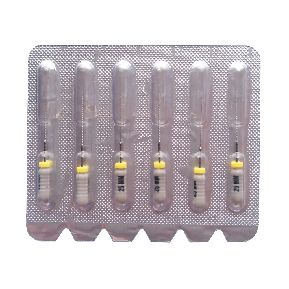 Lime dentali C+ Lime endodontiche da 25 mm 21 mm Lime C in acciaio inossidabile pilota 6 #   8 # 10 #   12.5 #   15 #   Lime per canale radicolare