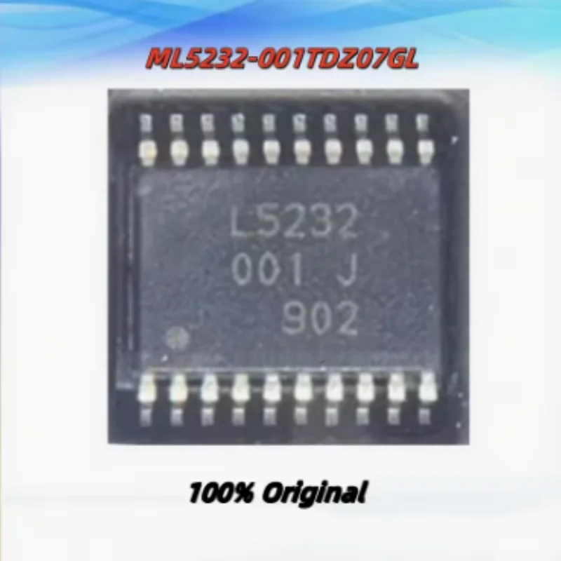 10 pièces ML5232-001TDZ07GL TSSOP20, puce SMD de protection contre les surtensions de batterie Li-ion série 14, moniteur BMS basse consommation
