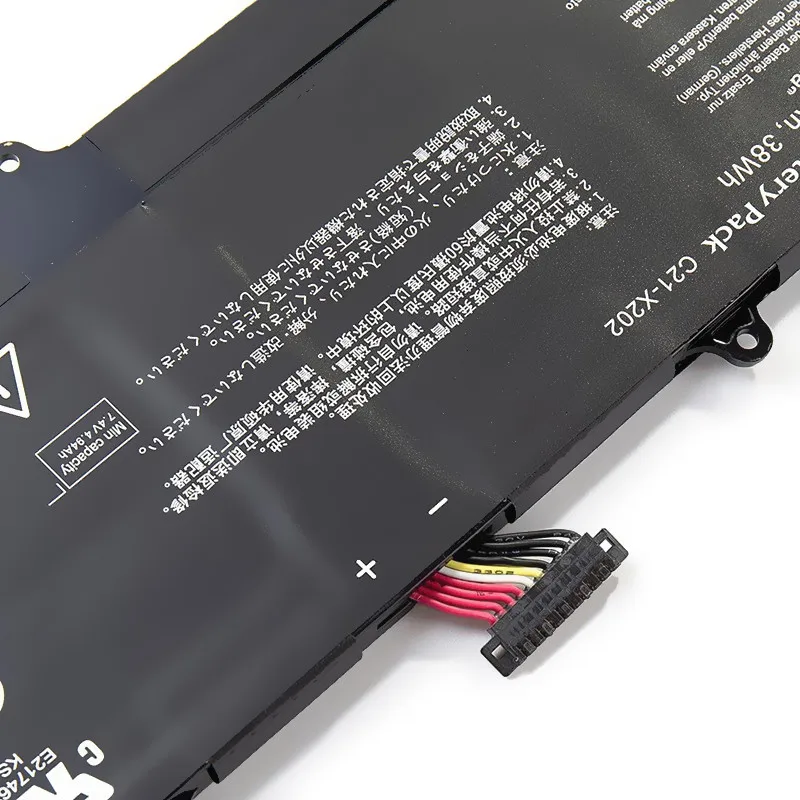 Imagem -06 - Nova Bateria do Portátil para Asus Vivobook X201 C21-x202 X201e X202 S200 S200e X202e S200e-ct209h S200e-ct182h S200e-ct1 5136mah